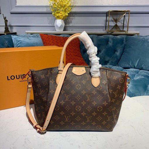 Louis Turenne MM Monogram Canvas For Women, Women’s Handbags, Shoulder Bags 15in/38cm LV M48814 Default Title
