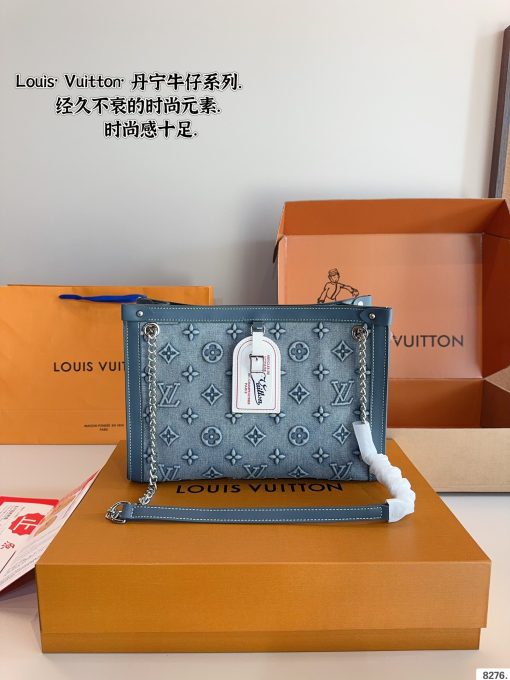 Louis new arrival denim bag size: 31*9*22cm Default Title