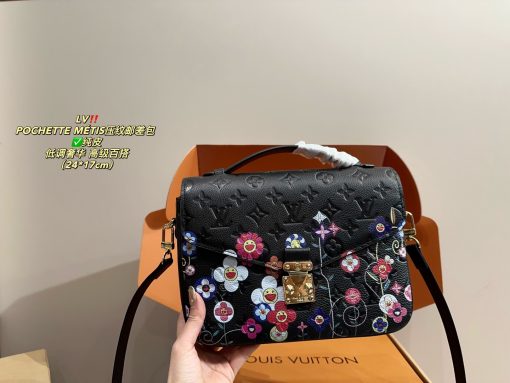 Louis new arrival POCHETTE Metis bag size: 25*18cm white