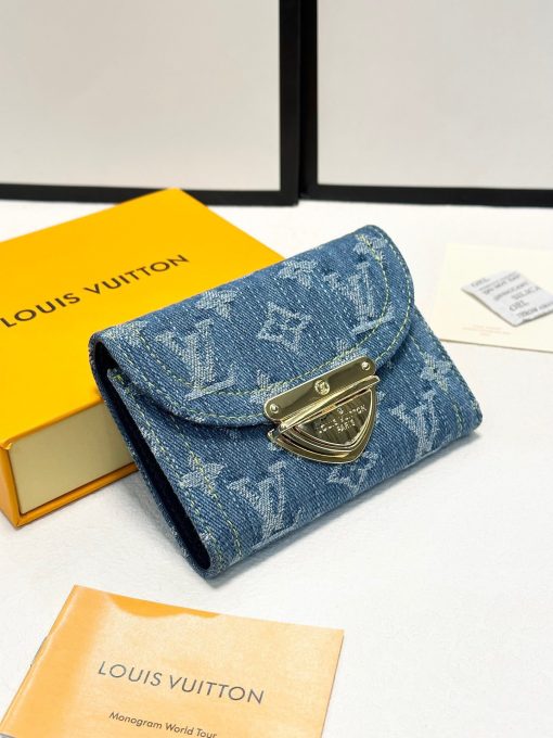 Louis new arrival denim wallet size: 12*9.5 cm Default Title