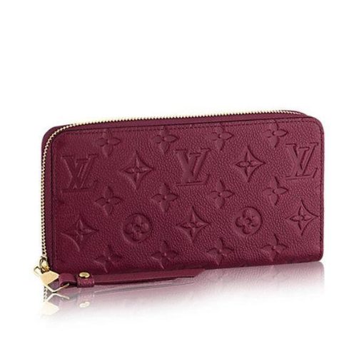 L-bag Monogram Empreinte Leather Zippy Wallet M60549 Aur Default Title