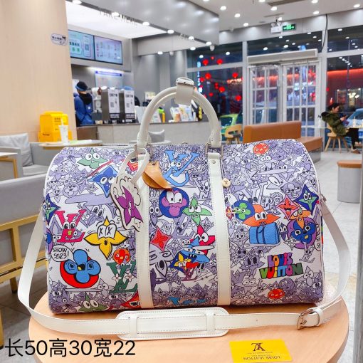 Louis M21863  KEEPALL BANDOULIÈRE 50 bag size: 50*29*23 cm Default Title