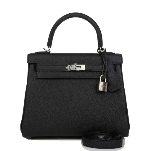 H Kelly Retourne 25 Black Togo Palladium Hardware Default Title