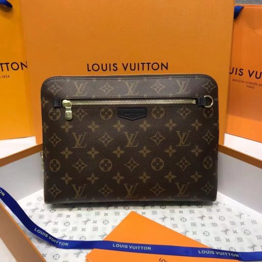 Louis new pouch damier graphite bag size： 21.0 x 27.0 x 5.0 cm color 1