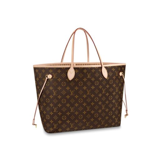 L-bag Monogram Canvas Neverfull GM M40990 Beige Default Title