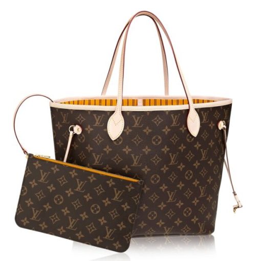 L-bag Neverfull MM Bag Monogram Canvas M40997 Default Title