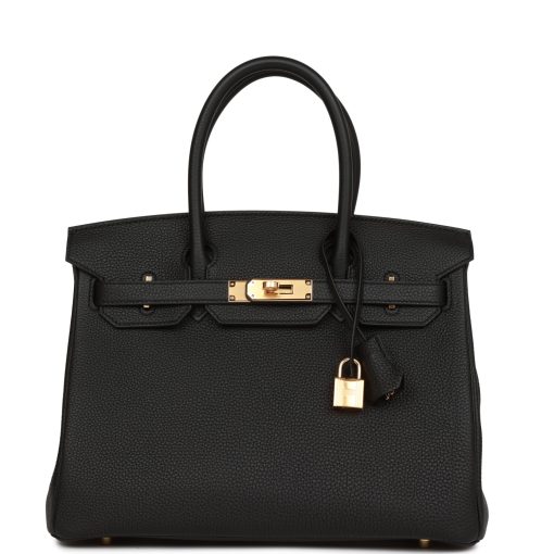 H Birkin 30 Black Togo Gold Hardware Default Title
