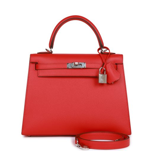 H Kelly Sellier 25 Rouge de Coeur Verso Epsom Palladium Hardware Default Title