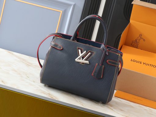 louis new arrival Twist Tote bag size: 30*22*13 cm navy