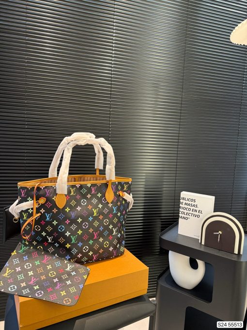 Louis new arrival neverfull tote bag size:33 * 29 cm white