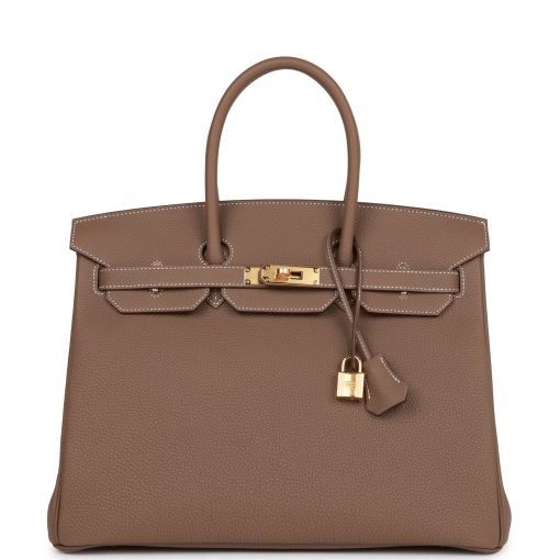 H Birkin 35 Etoupe Togo Gold Hardware Default Title