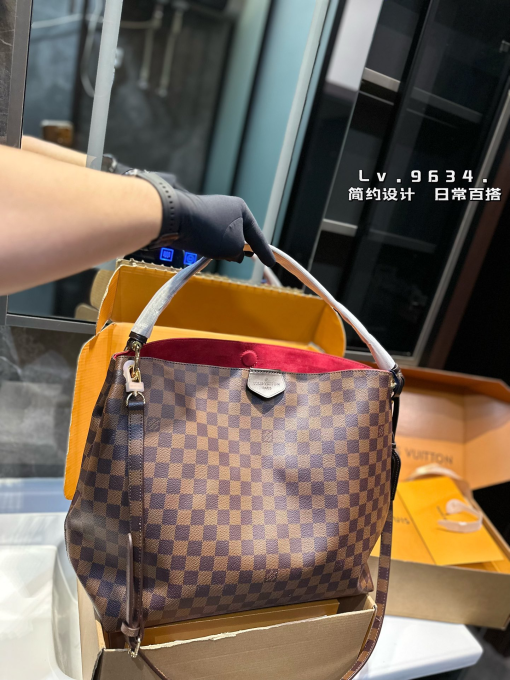Louis new arrival graceful MM bag 02 size: 36*33 cm brown
