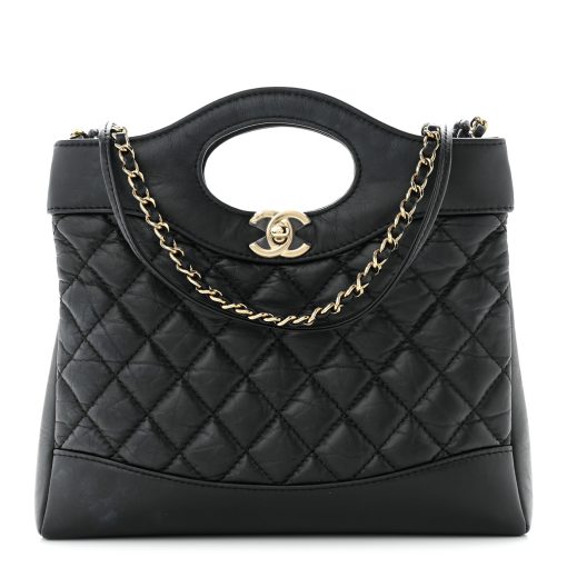 Chanel  Aged Calfskin Quilted Mini 31 Shopping Bag