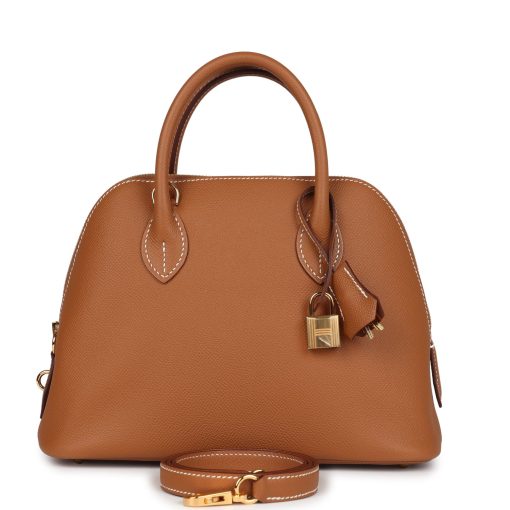 Hermès 1923 Bolide 25 Gold Epsom Gold Hardware