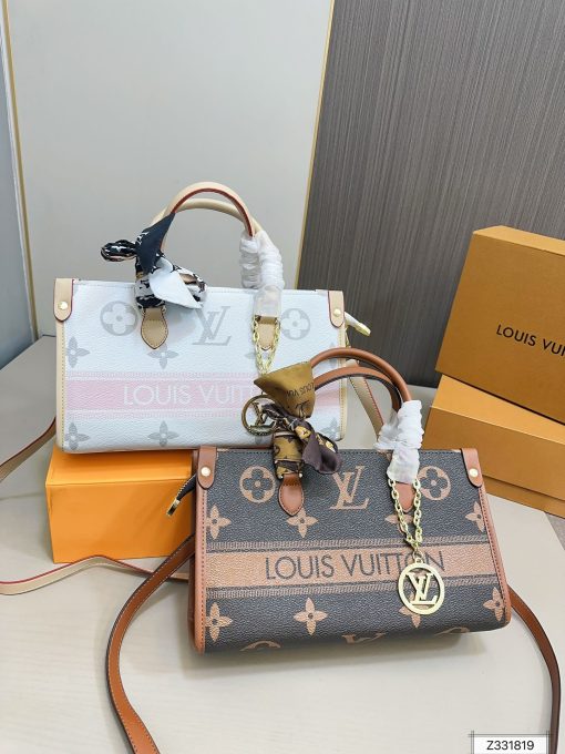Louis new arrival Onthego tote bag size: 30 * 19 cm white