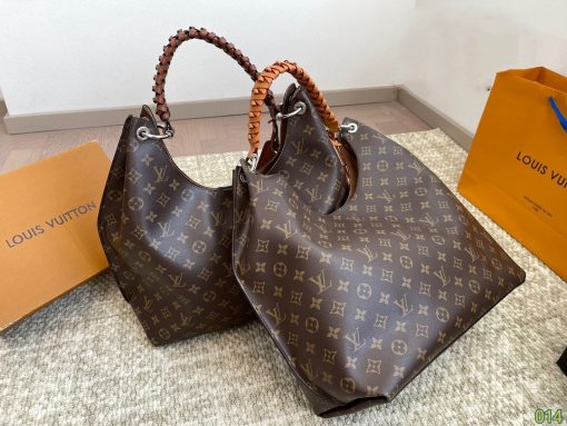 Louis new arrival tote bag size : 34 * 28 cm brown