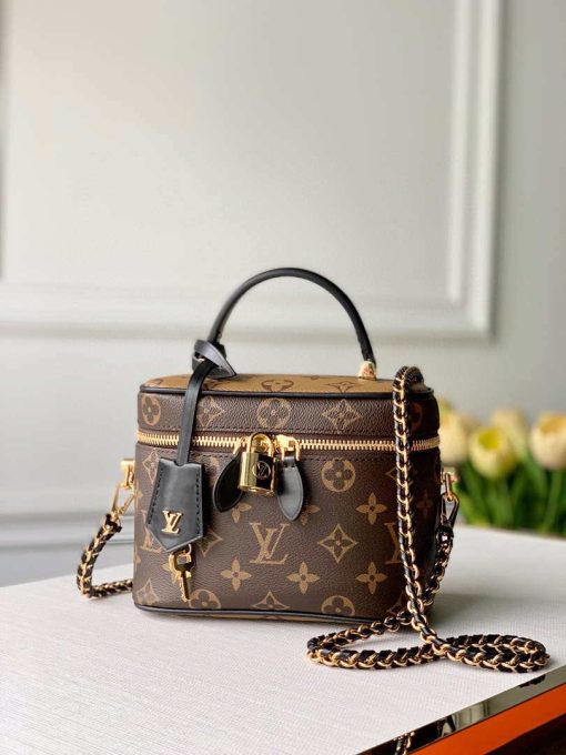 Louis M45165  Vanity Pm Monogram Bag Default Title